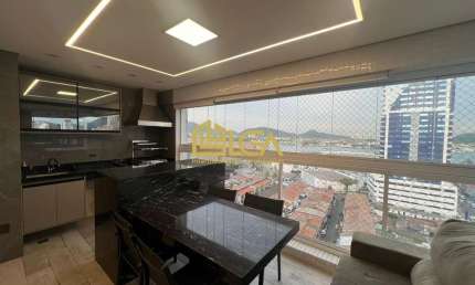 Apartamento para Locação - Ponta da Praia - Santos l Semi mobiliado