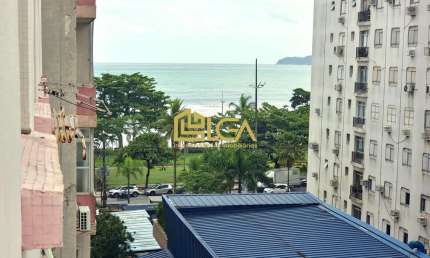 Apartamento a Venda e Locação - Embaré - Santos l Mobiliado - Vista lateral pro