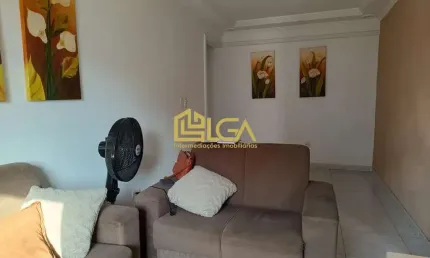 Apartamento de 89m 2 dormitórios 2 wc e 1 vaga demarcada - santos