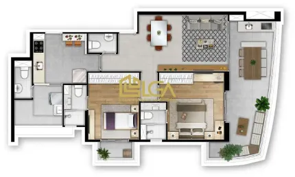 Apartamento novo na quadra da praia a venda - boqueirão - santos