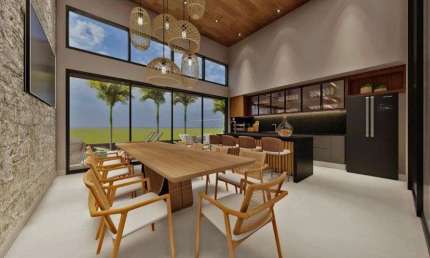 Térrea venda 260 m² 3 suites, completa em armários, Alphaville 1 - Ribeirão Preto - SP