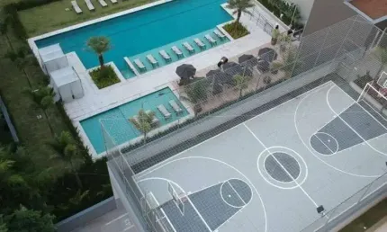 Apartamento Novo Nunca Usado 55m²  1 suíte e varanda a venda Living Magic