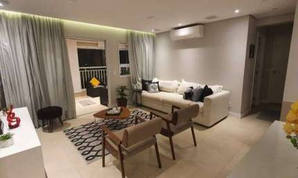 Apartamento Condominio Varandas 90 m² Sala Estendida 2 Dormitorios 2 Vagas