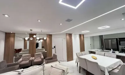 Apartamento Maravilhoso 104  m² 3 Dormitorios 2 Vagas de Garagens