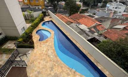 Apartamento 58 m² Frente Piscina 2 Dormitórios e 1 Vaga de Garagem