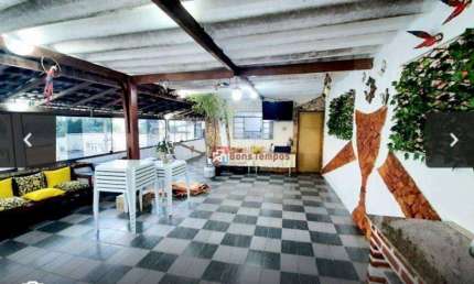 Casa com 3 dormitórios, 1 suite, 2 vagas, salão de festascom churrasqueira à venda, 527 m² por R$ 800.000 - Ponte Rasa - São Paulo/SP