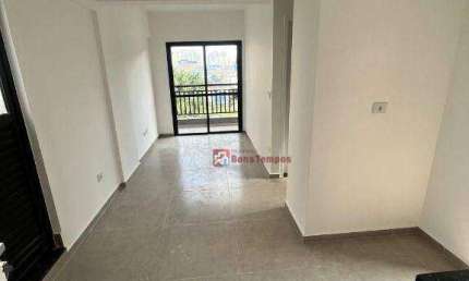 Apartamento com 1 dormitório para alugar, COM  VARANDA E SACADA  36 m² por R$ 2.531/mês - Tatuapé - São Paulo/SP