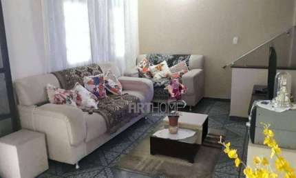 Sobrado à venda, 222 m² por R$ 850.000,00 - Vila Palmares - Santo André/SP