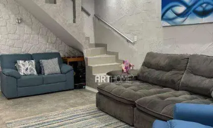 Sobrado à venda, 107 m² por r$ 610.000,00 - vila caminho do mar - são bernardo do campo/sp