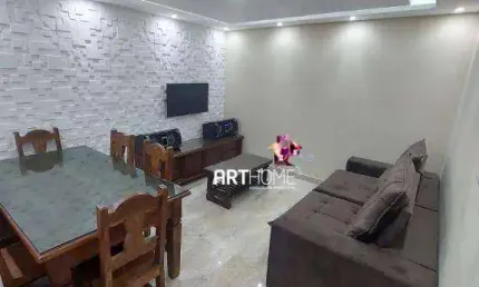 Linda cobertura com 124 m² com 3 dormitórios e 1 suíte