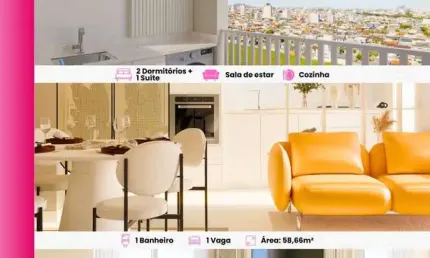 Apartamento com 2 quartos à venda no Cordeiros, Itajaí 
