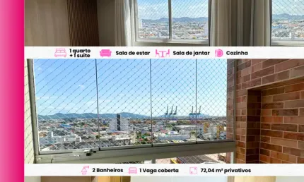 Apartamento com 1 quarto à venda no São João, Itajaí 