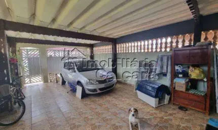Casa para venda em praia grande, jardim imperador, 2 dormitórios, 1 suíte, 2 banheiros, 3 vagas