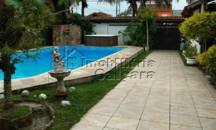 Casa para Venda em Praia Grande, Balneário Maracanã, 5 dormitórios, 4 suítes, 6 banheiros, 9 vagas