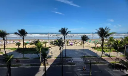 Apartamento no Caiçara com 03 dormitórios frente mar!!!