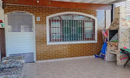 Casa para venda em praia grande, real, 3 dormitórios, 1 suíte, 2 banheiros, 2 vagas