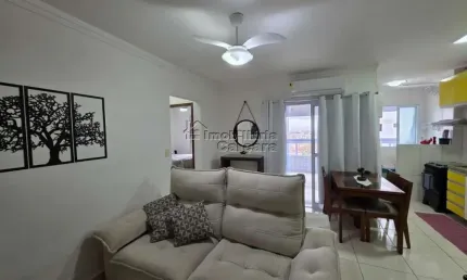 Apartamento para venda em praia grande, maracanã, 2 dormitórios, 1 suíte, 2 banheiros, 1 vaga