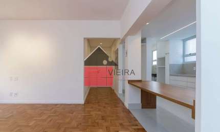 Apartamento à venda, Cerqueira César, São Paulo, SP 90m2 Dois dormitorios, tres banheiros, sala par