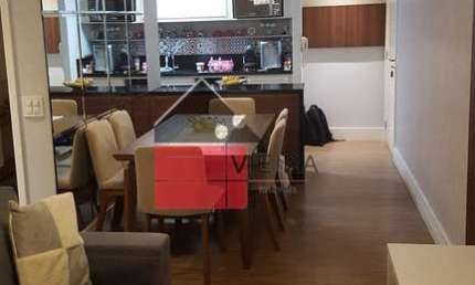 Lindo apartamento venda  3 dormitorios, 1 suite, 1 vaga, varanda Gourmet  face norte, mobiliado, Ip