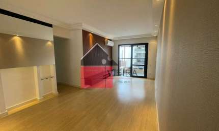 Lindo!! apartamento para locação, 2 dormitorios  1 suite, 2 vagas de garagem semi - mobiliado,  Vil