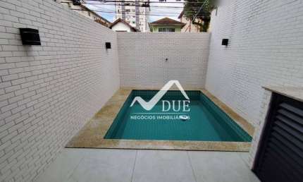 Casa à venda, 100 m² por R$ 810.000,00 - Campo Grande - Santos/SP