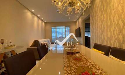 Apartamento com 2 dormitórios à venda, 80 m² por R$ 500.000,00 - Campo Grande - Santos/SP