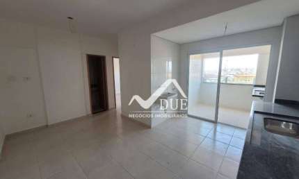 Apartamento novo com 2 dormitórios à venda, 52 m² por R$ 427.000- Macuco - Santos/SP