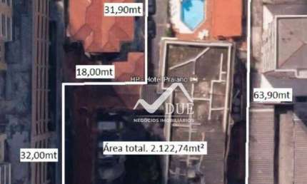 Terreno à venda, 2122 m² por R$ 23.350.000,00 - José Menino - Santos/SP