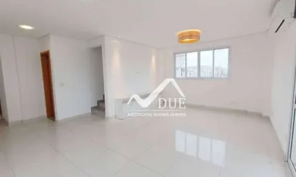 Apartamento duplex, 127 m² - venda por r$ 2.200.000,00 ou aluguel por r$ 8.000,00/mês - boqueirão - santos/sp