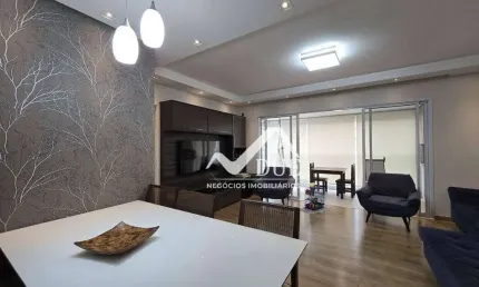 Apartamento com 3 dormitórios à venda, 100 m² por r$ 1.100.000 - jos menino - santos/sp