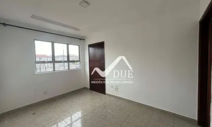Apartamento com 2 quartos um deles suite, vaga demarcada de frente com vista livre e duas sacadas à venda, 76 m² por R$ 350.000 - Estuário - Santos/SP