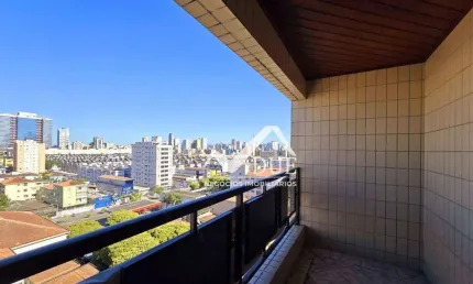 Apartamento com 2 dormitórios à venda, 90 m² por R$ 700.000 - Aparecida - Santos/SP