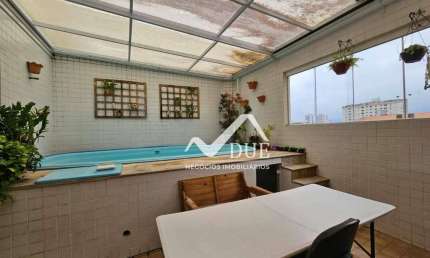 Village com 4 quartos à venda, 270 m² por R$ 1.400.000 - Embaré - Santos/SP