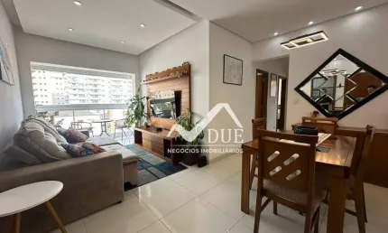 Apartamento com 3 dormitórios à venda, 100 m² por R$ 1.200.000,00 - Boqueirão - Santos/SP