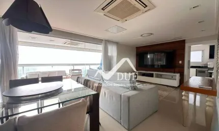 Apartamento porteira fechada  com 3 dormitórios à venda, 191 m² por r$ 2.990.000 - embaré - santos/sp