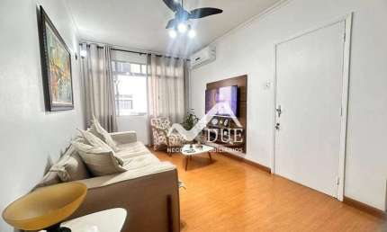 Apartamento com 3 dormitórios à venda, 110 m² por R$ 540.000 - Embaré - Santos/SP