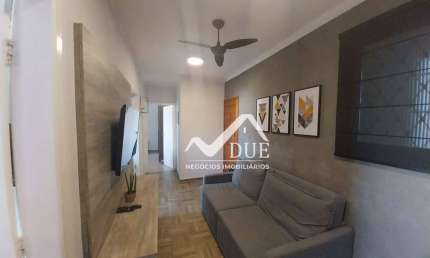 Apartamento com 2 dormitórios à venda, 55 m² por R$ 340.000,00 - Campo Grande - Santos/SP