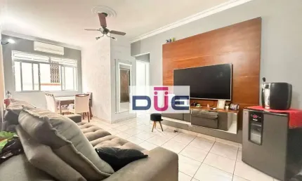 Apartamento com 2 dormitórios à venda, 75 m² por r$ 430.000 - boqueirão - santos/sp