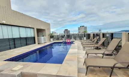 Cobertura com 2 dormitórios à venda, 245 m² por R$ 2.580.000,00 - Pompéia - Santos/SP