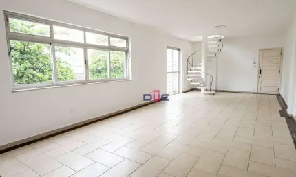 Apartamento duplex com 5 dormitórios, elevador, garagem box privativa,  predio de 4 andares, à venda - Embaré - Santos/SP