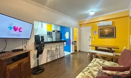 Apartamento com 1 dormitório à venda, 57 m² por R$ 850.000 - Gonzaga - Santos/SP
