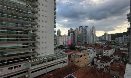 Apartamento com 3 dormitórios à venda, 132 m² por R$ 910.000 - Pompéia - Santos/SP