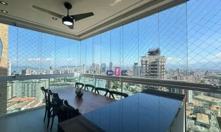 Apartamento com 3 dormitórios à venda, 119 m² por r$ 1.850.000,00 - ponta da praia - santos/sp