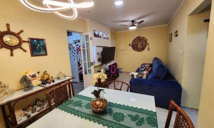 Apartamento com 2 dormitórios e 2 banheiros à venda, 100 m² por R$ 540.000 - Ponta da Praia - Santos/SP