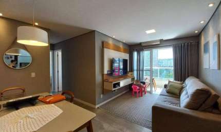 Apartamento com 2 dormitórios sendo 1 suíte, com lazer completo e 1 vaga coletiva suficiente e livre R$ 695.000 - Campo Grande - Santos/SP