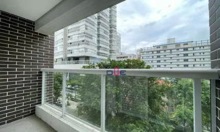 Apartamento Quadra Praia Frente com 2 dormitórios à venda, 82 m² por R$  - Aparecida - Santos/SP