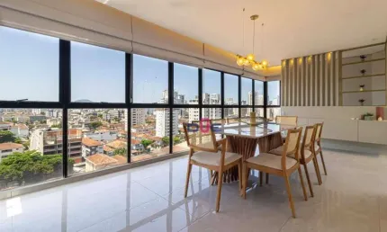 Cobertura com 2 dormitórios à venda, 175 m² por R$ 2.700.000 - Boqueirão - Santos/SP