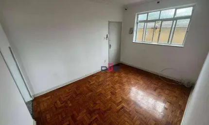 Apartamento no 2 andar com 2 dormitórios à venda, 65 m² por R$ 297.000 - Campo Grande - Santos/SP
