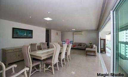 Apartamento com 4 dormitórios à venda, 191 m² por R$ 1.900.000 - Gonzaga - Santos/SP