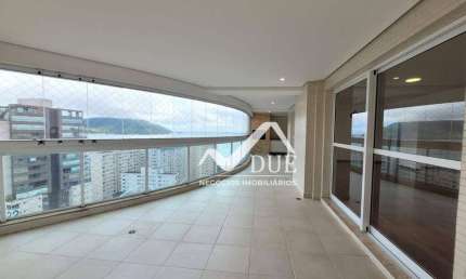 Apartamento com 4 dormitórios, 204 m² - venda por R$ 3.200.000,00 ou aluguel por R$ 18.000,00/mês - Embaré - Santos/SP